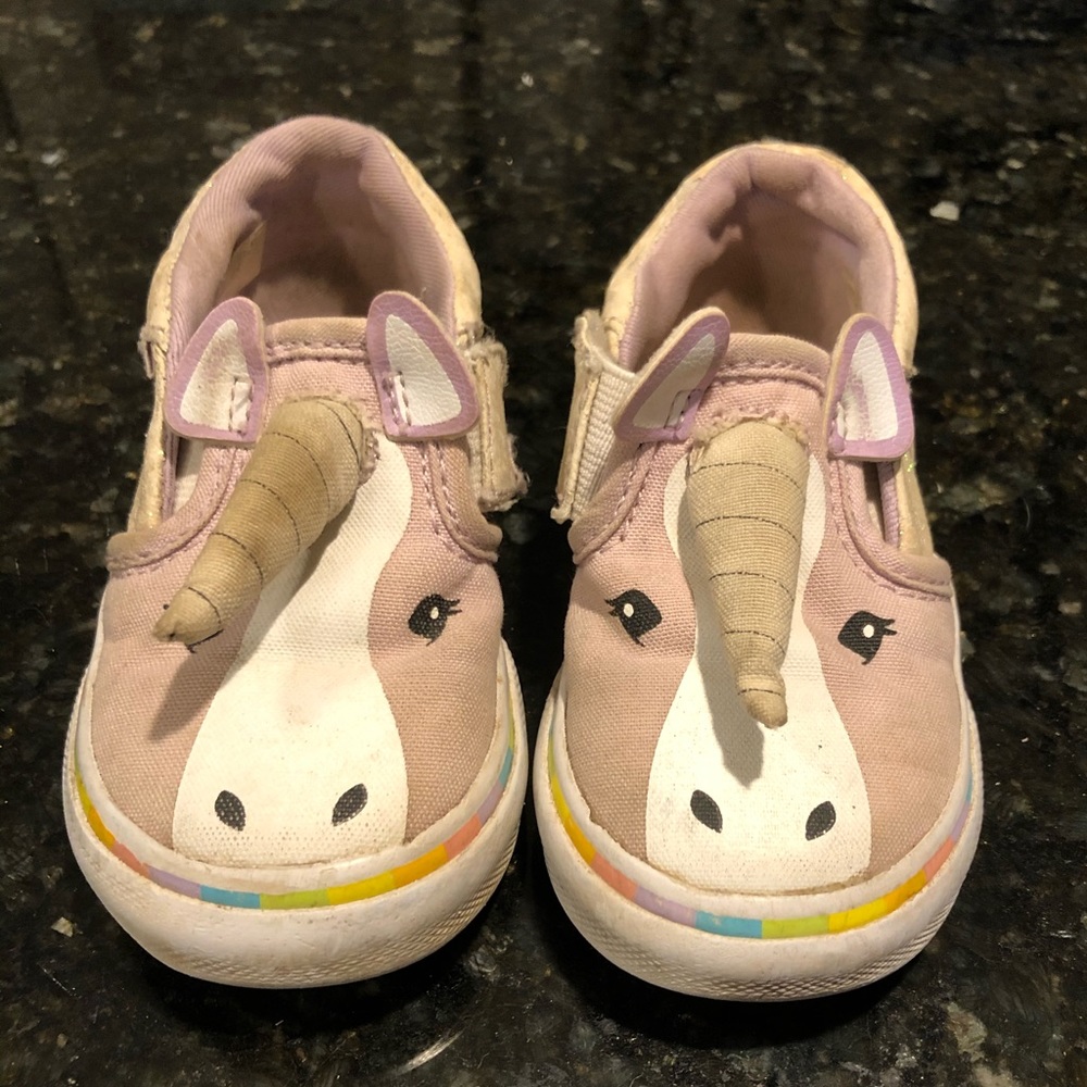 Vans unicorn shoes toddler 6T
